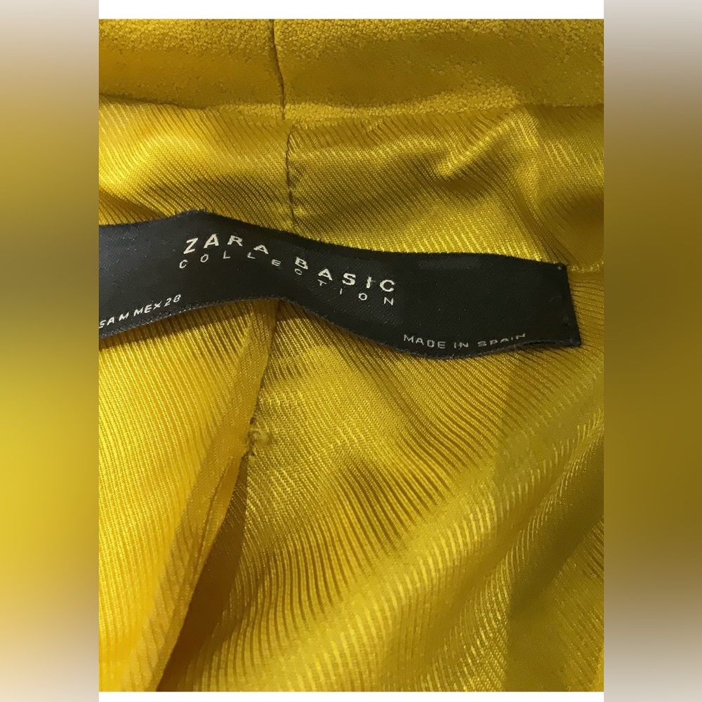 Zara Basic Collection Blazer Coat Jacket Vibrant … - image 3